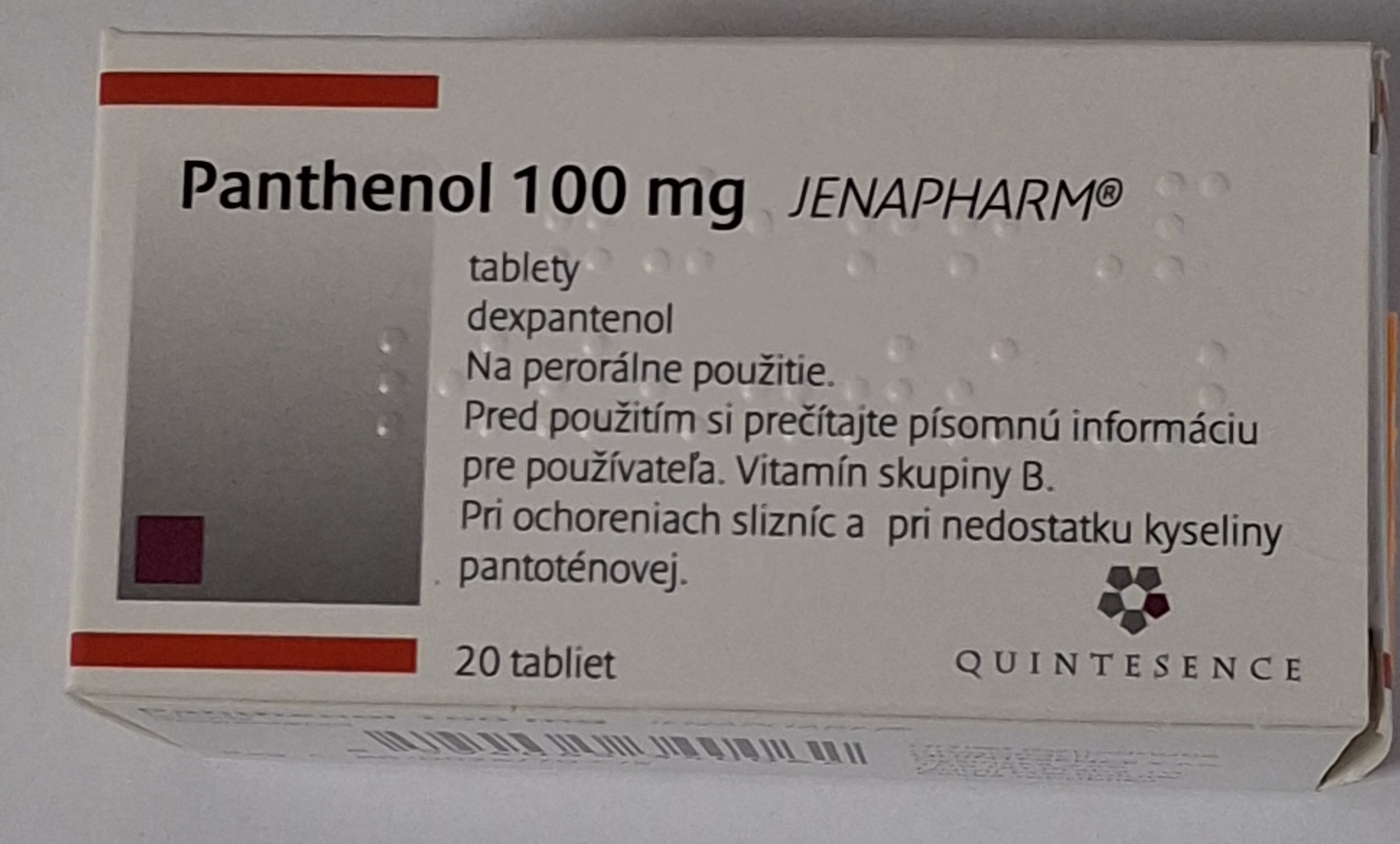 Panthenol 100 mg JENAPHARM